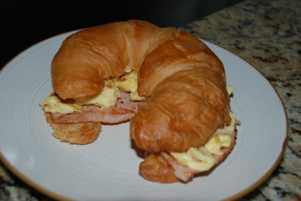 Breakfast Croissant Sandwich Recipe
 Carmens Easy Cheesy Breakfast Croissant Sandwich Recipe