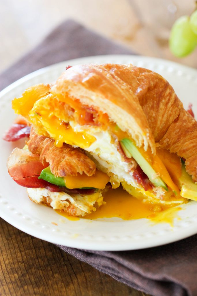 Breakfast Croissant Sandwich Recipe
 Croissant Breakfast Sandwich