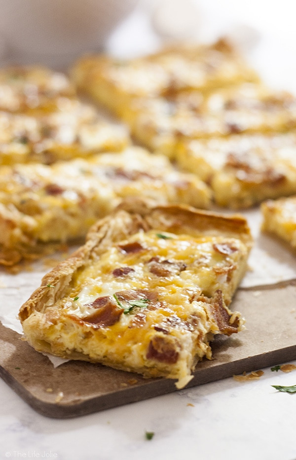 Breakfast Pastry Recipes
 Puff Pastry Breakfast Pizza a seriously delicious