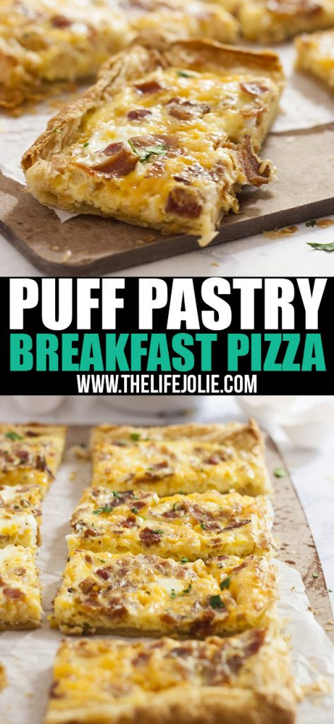 Breakfast Pastry Recipes
 Puff Pastry Breakfast Pizza a seriously delicious