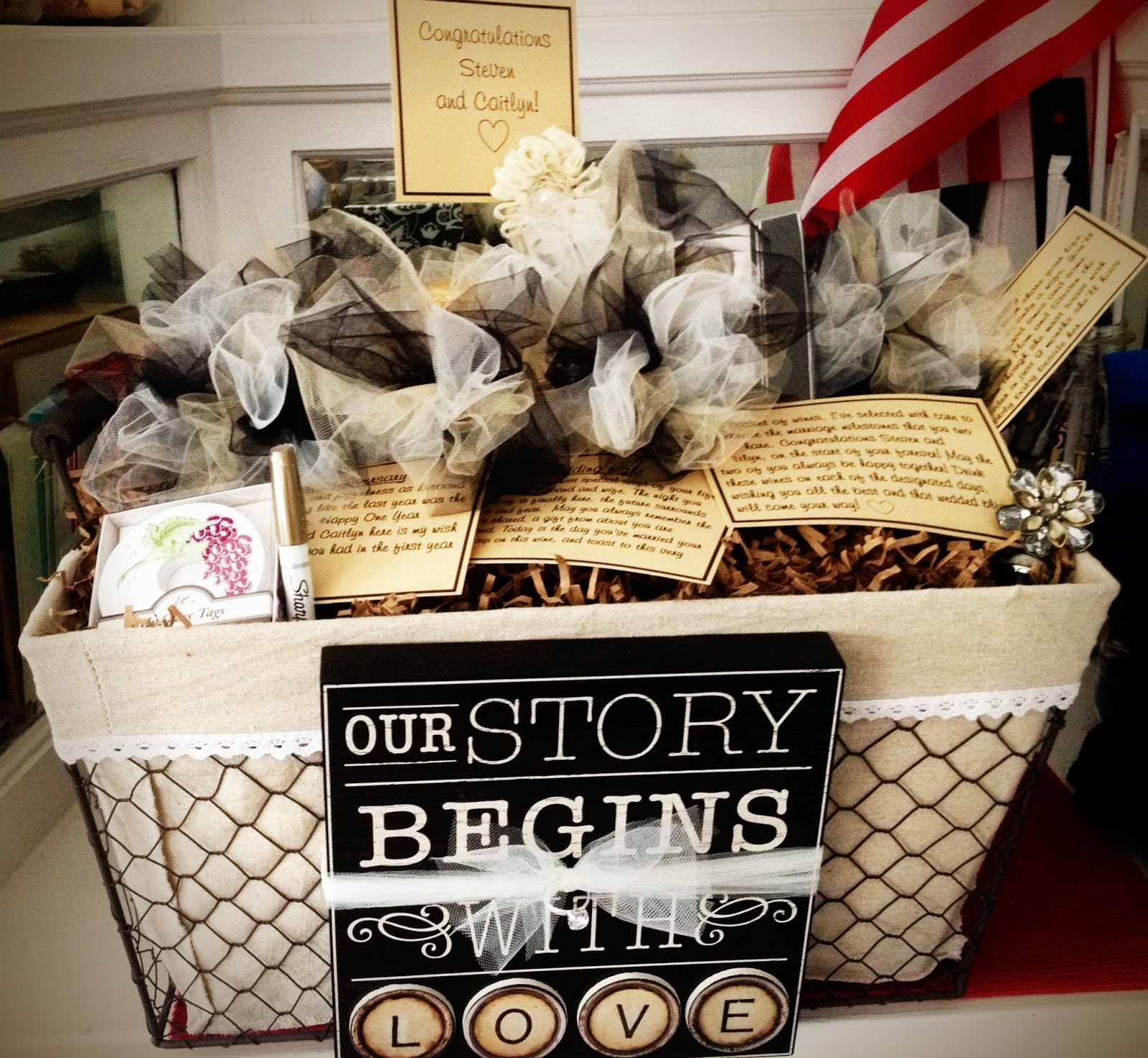 Bridal Shower Basket Gift Ideas
 Brid te’s Pick of the Week – A Wine Basket of Firsts