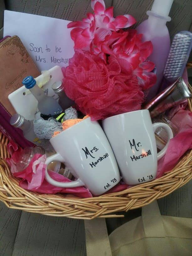 Bridal Shower Basket Gift Ideas
 Cute Bridal Shower Gift Basket Ideas