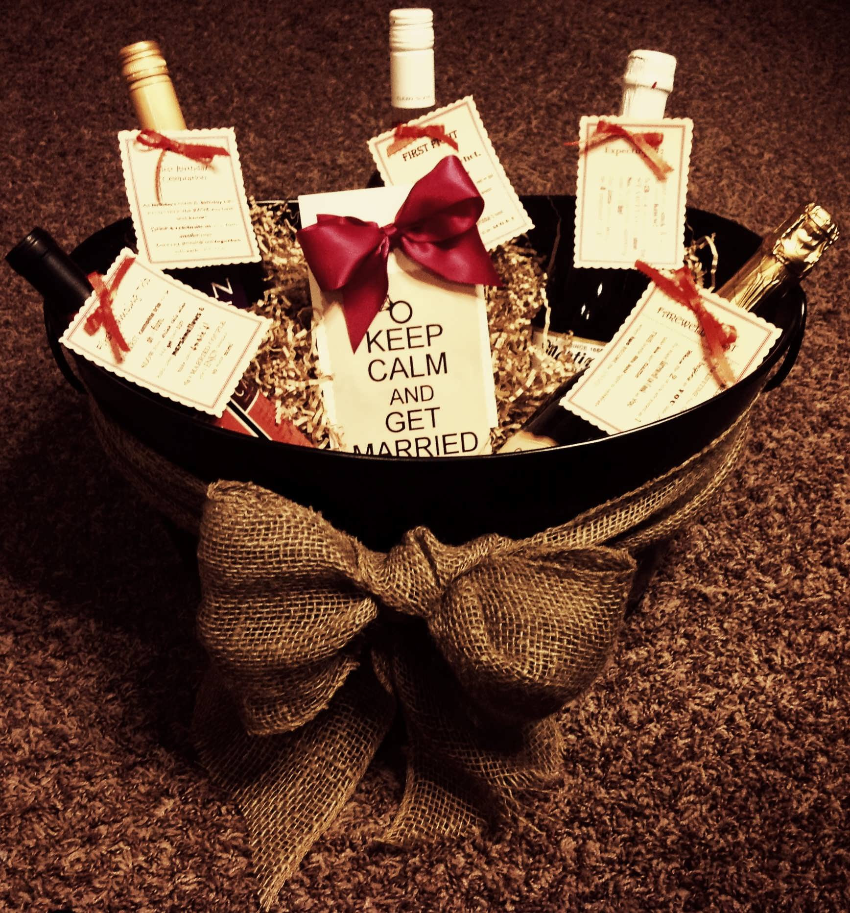 Bridal Shower Basket Gift Ideas
 Gift Basket Ideas For Bridal Shower Door Prize