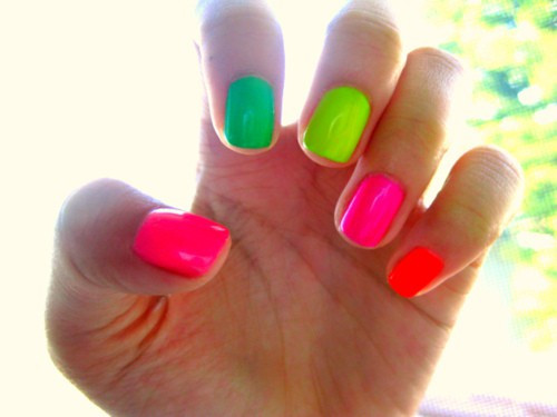 Bright Nail Colors
 Bedazzles After Dark Currently Inspired By Neon Color