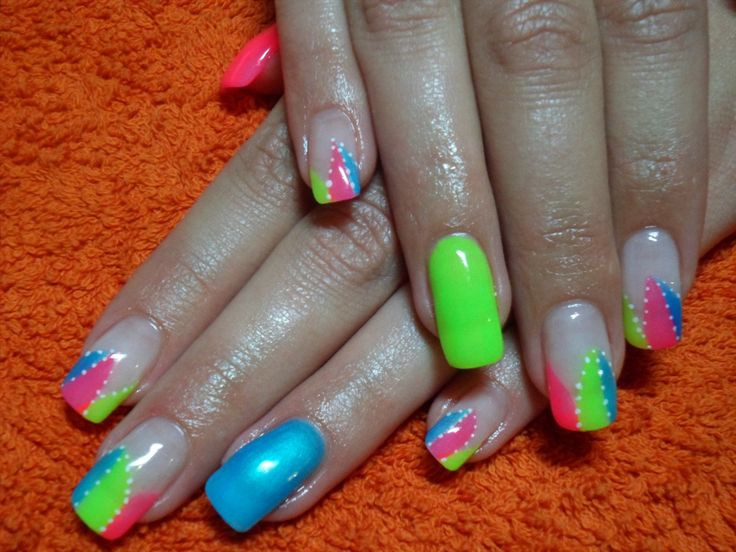 Bright Nail Colors
 15 Colorful Nails for Summer Pretty Designs