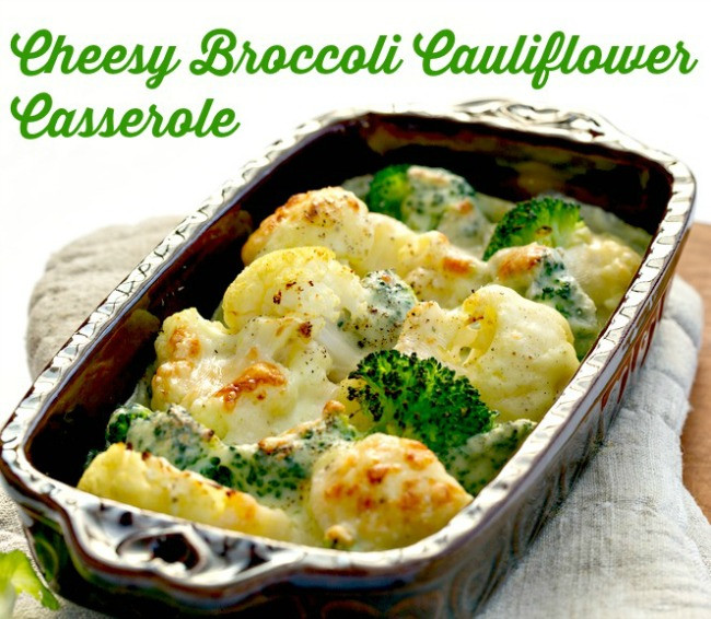 Broccoli Cauliflower Casserole
 Cheesy Broccoli Cauliflower Casserole The Wilderness Wife