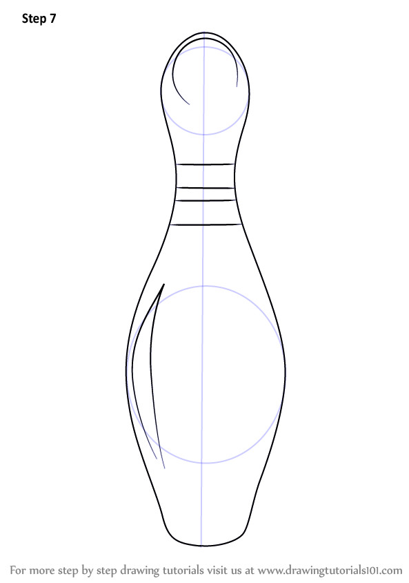 Brooches Drawing
 Learn How to Draw a Bowling Pin Other Sports Step by