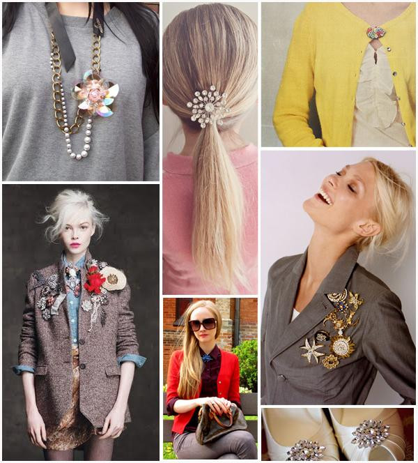 Brooches How To Wear A
 Chic Ways to Wear Brooch Jewelry Jewelry Gossip