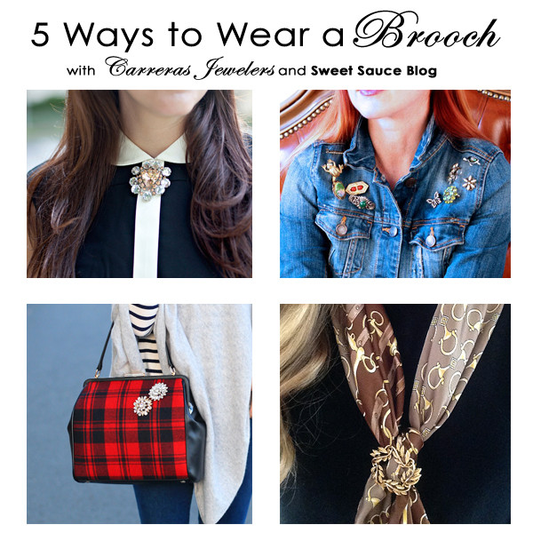 Brooches How To Wear A
 Five Ways to Wear a Brooch This Spring