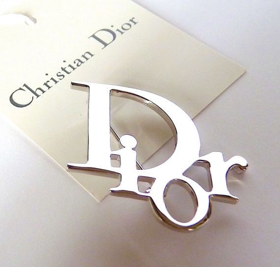 Brooches Logo
 CHRISTIAN DIOR Brooch Christian Dior Monogram Logo Brooch