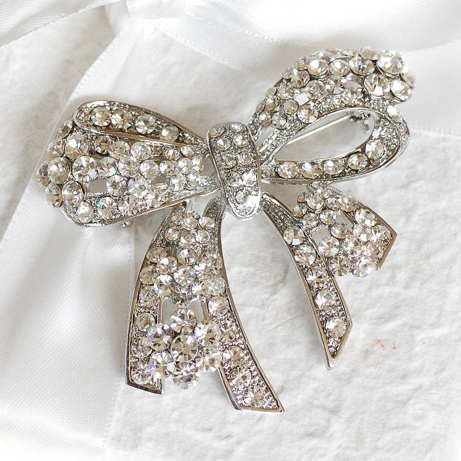 Brooches Pin
 vintage style bow brooch by highland angel