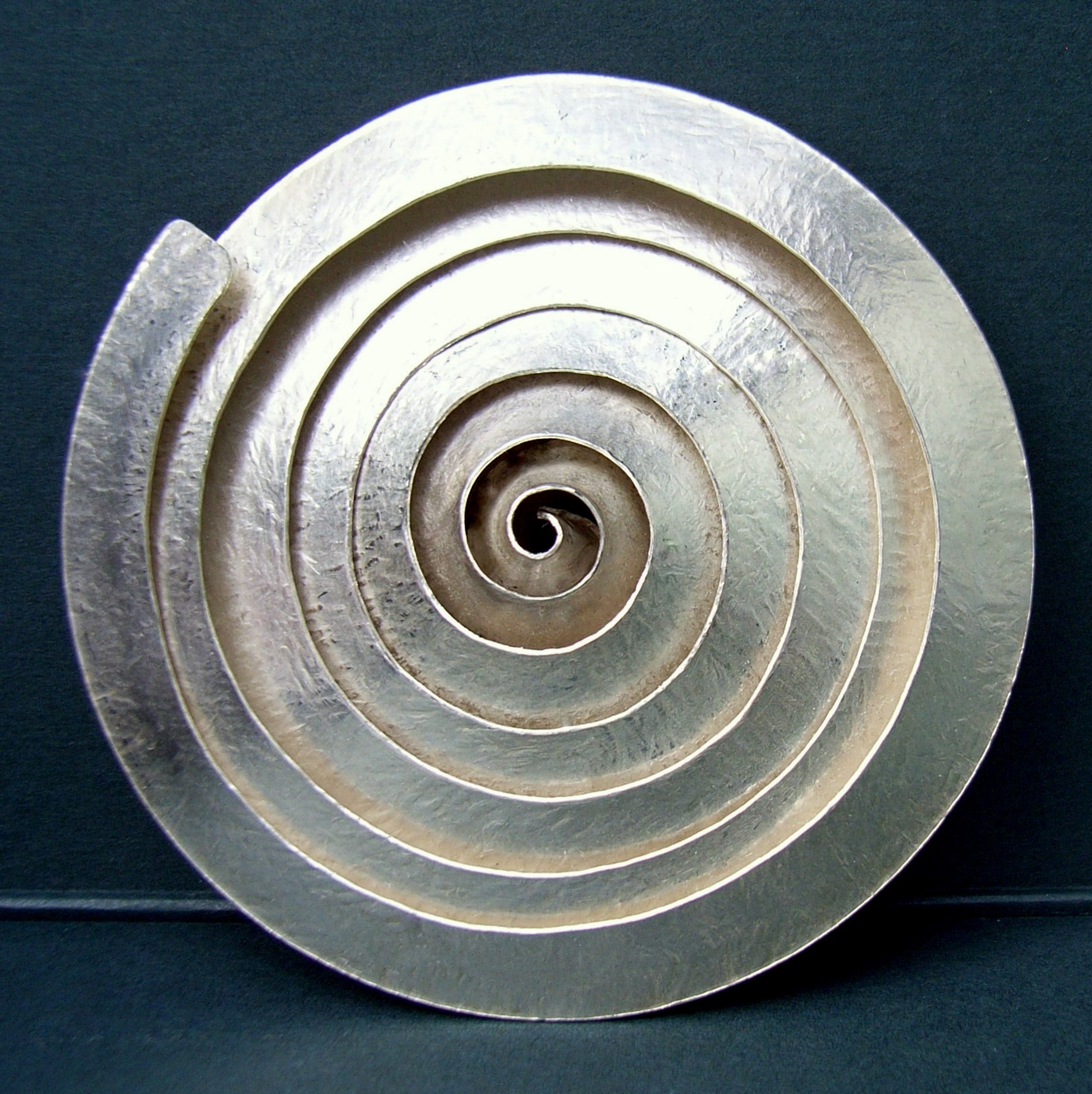Brooches Silver
 Spiral silver brooch