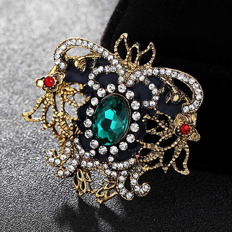 Brooches Style
 Fashion Trendy Wedding Brooches Bouquet Shiny Fine