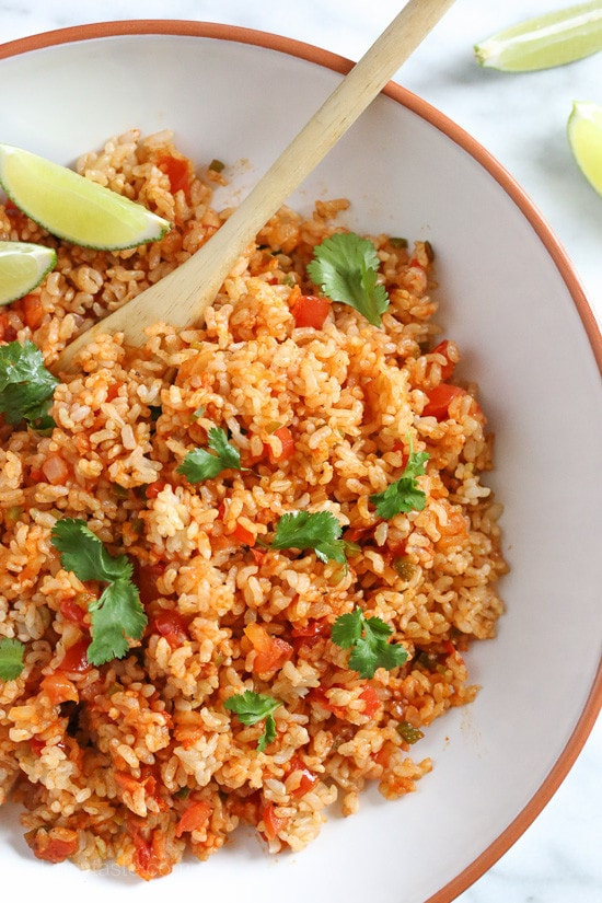 Brown Rice Dishes
 Quick Mexican Brown Rice Recipe Skinnytaste