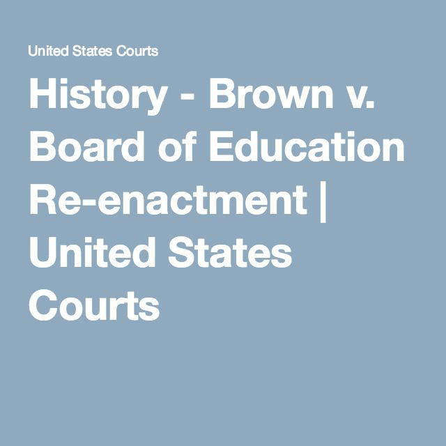 Brown Vs Board Of Education Quotes
 History Brown v Board of Education Re enactment