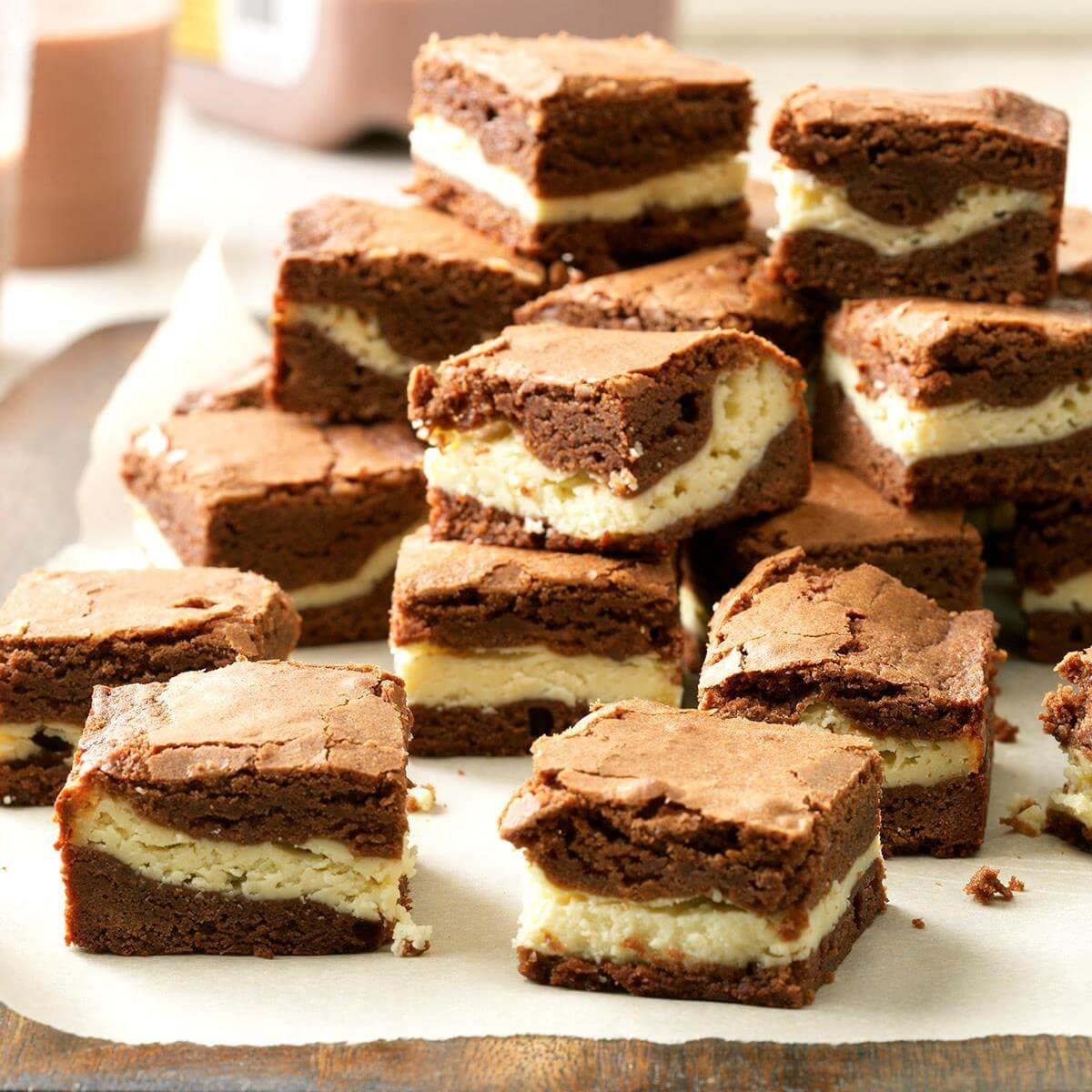 Brownies With Cream Cheese
 Chewy Cream Cheese Brownies Recipe