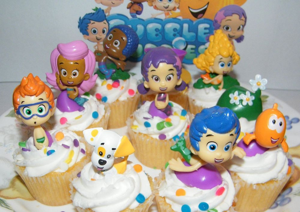 Bubble Guppies Birthday Cake Toppers
 Bubble Guppies Cake Toppers Set of 10 Fun Figures Party
