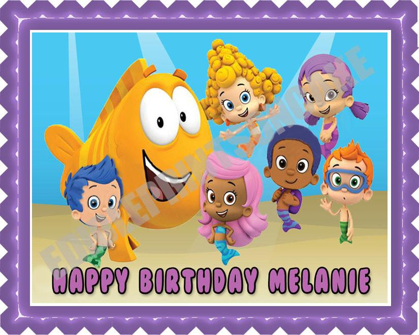 Bubble Guppies Birthday Cake Toppers
 Bubble Guppies 2 Edible Cake and Cupcake Topper – Edible