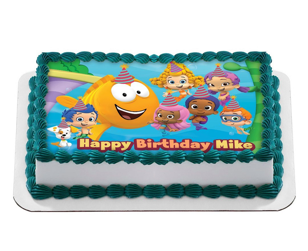 Bubble Guppies Birthday Cake Toppers
 Bubble Guppies Quarter Sheet Edible Birthday Cake