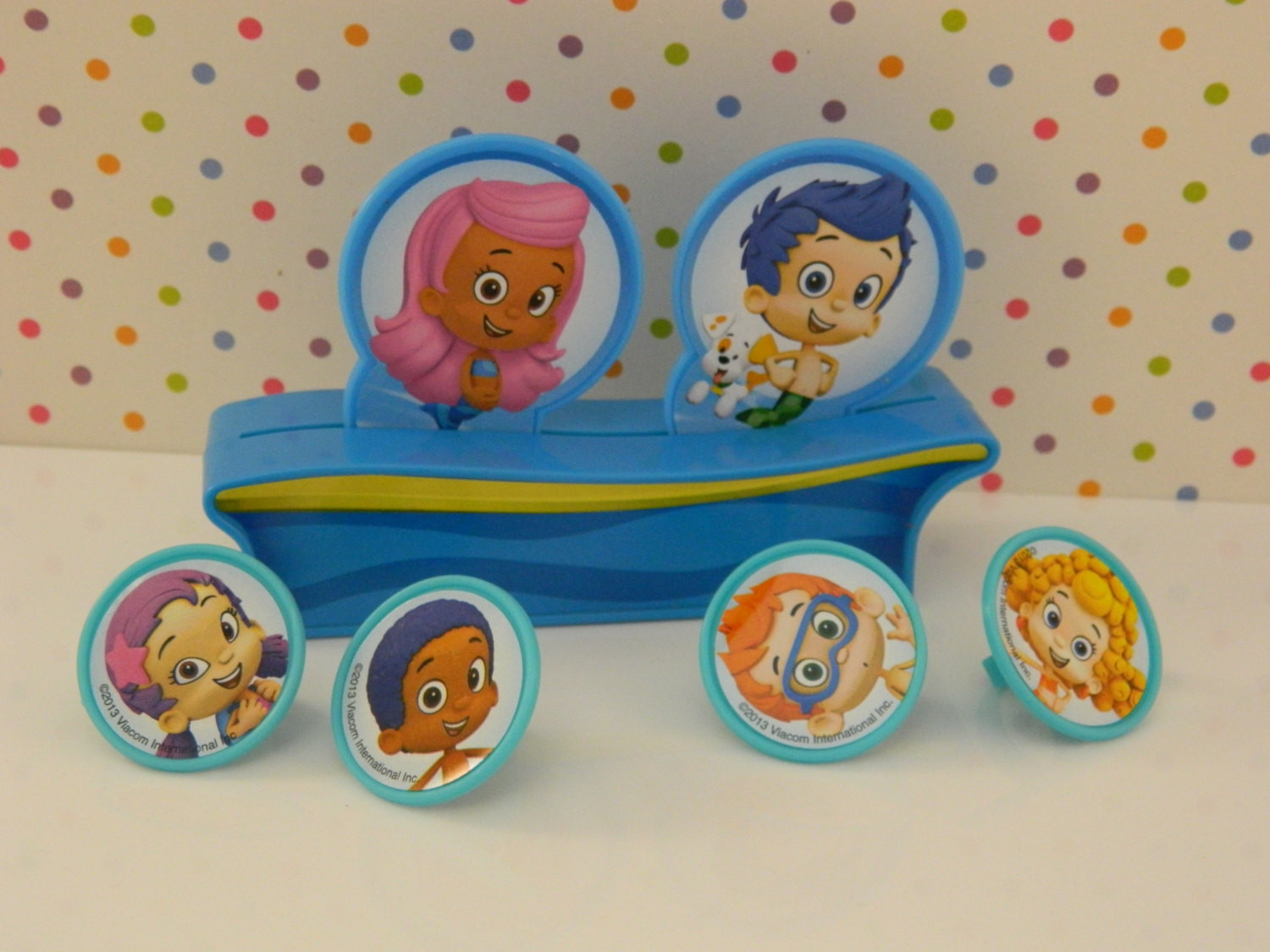 Bubble Guppies Birthday Cake Toppers
 Bubble Guppies Cake Topper Kit Party Decoration Cake Top