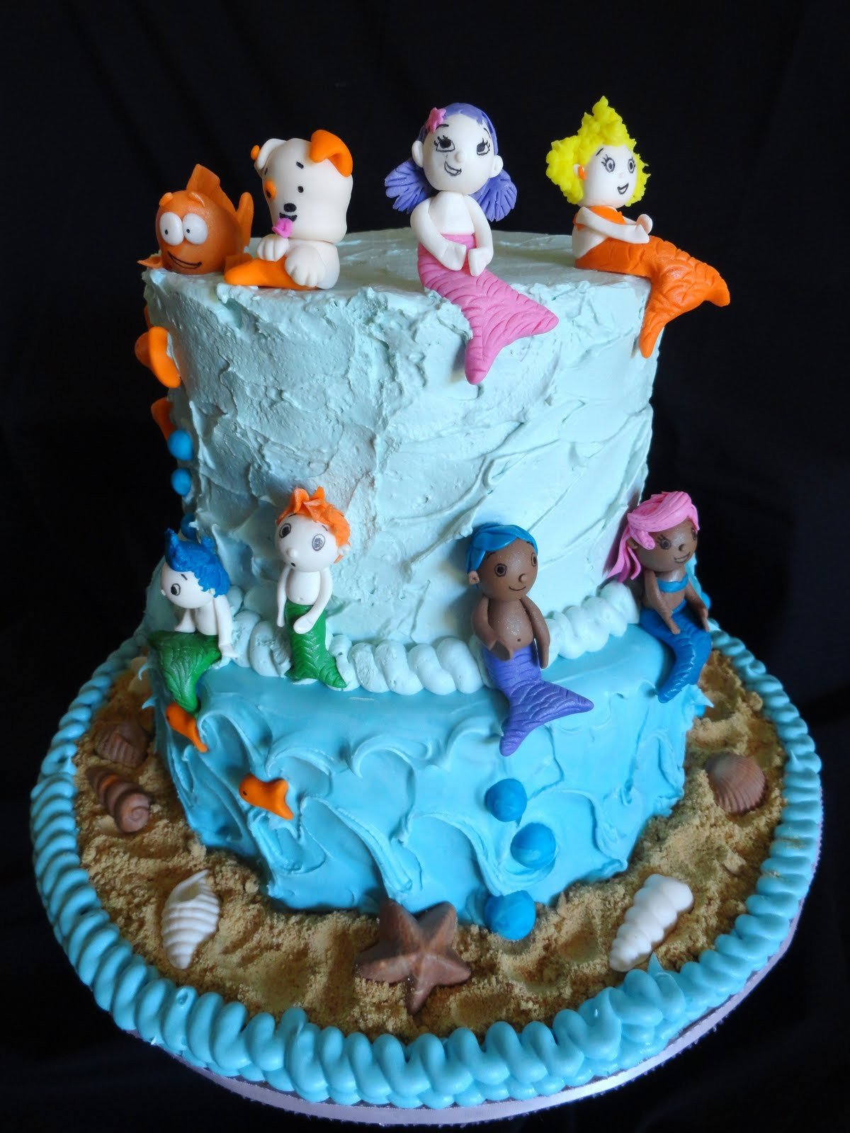 Bubble Guppies Birthday Cakes
 Pink Little Cake Bubble Guppies Cake