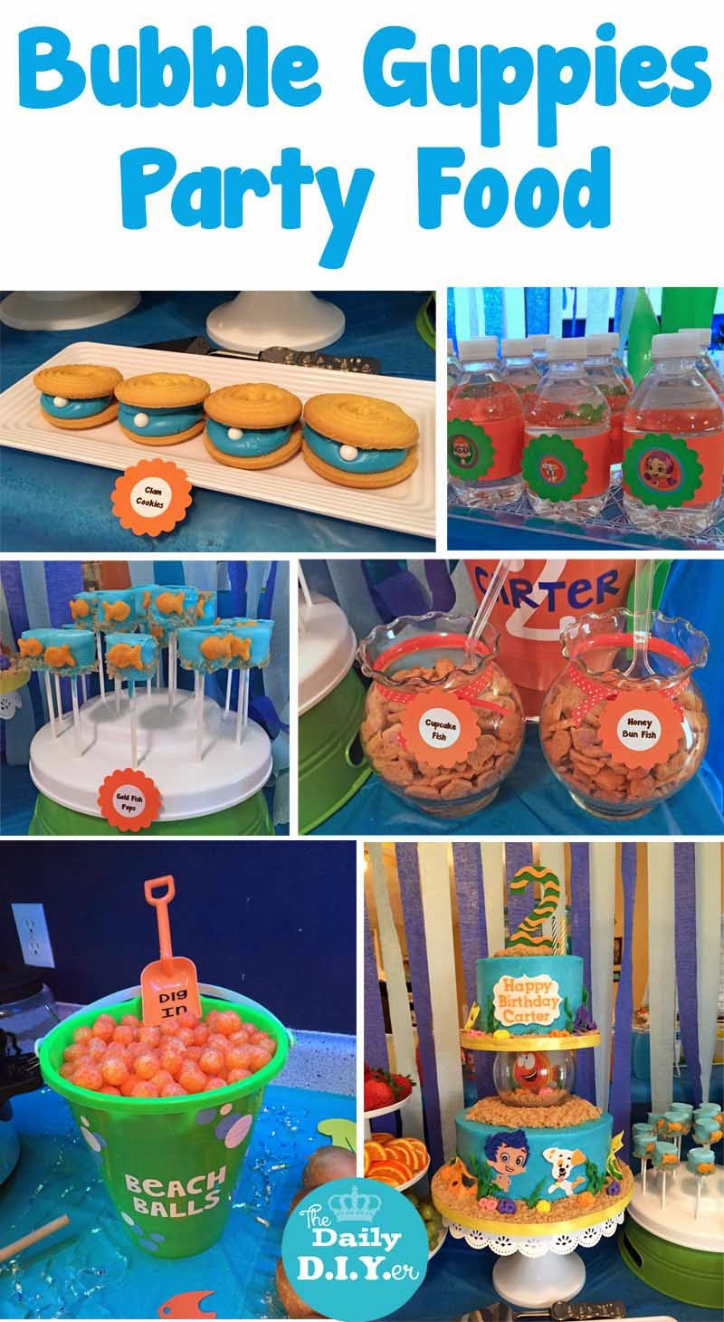 Bubble Guppies Party Food Ideas
 The Daily DIYer Bubble Guppies Party Food