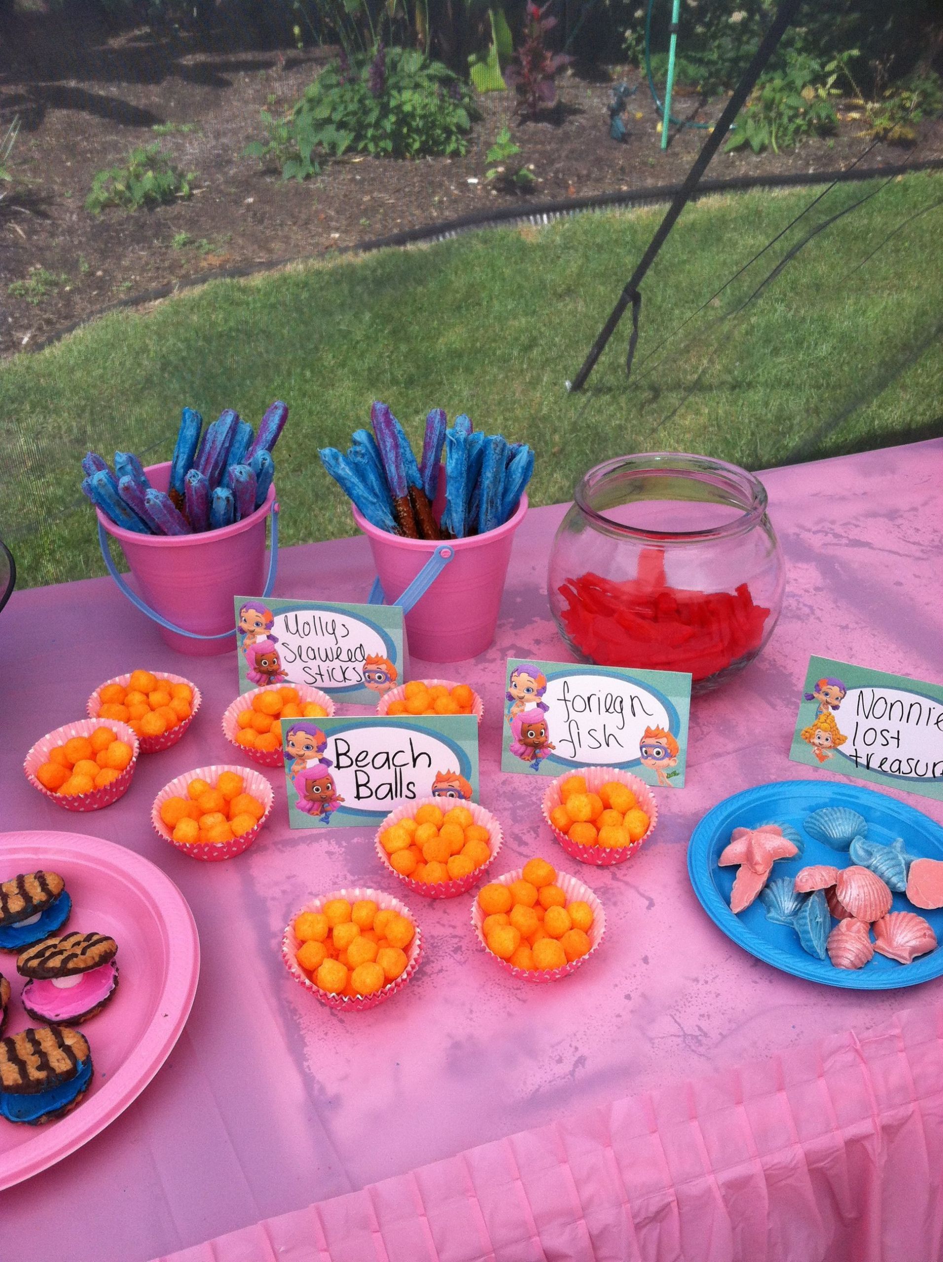 Bubble Guppies Party Food Ideas
 Gemma s bubble guppies party
