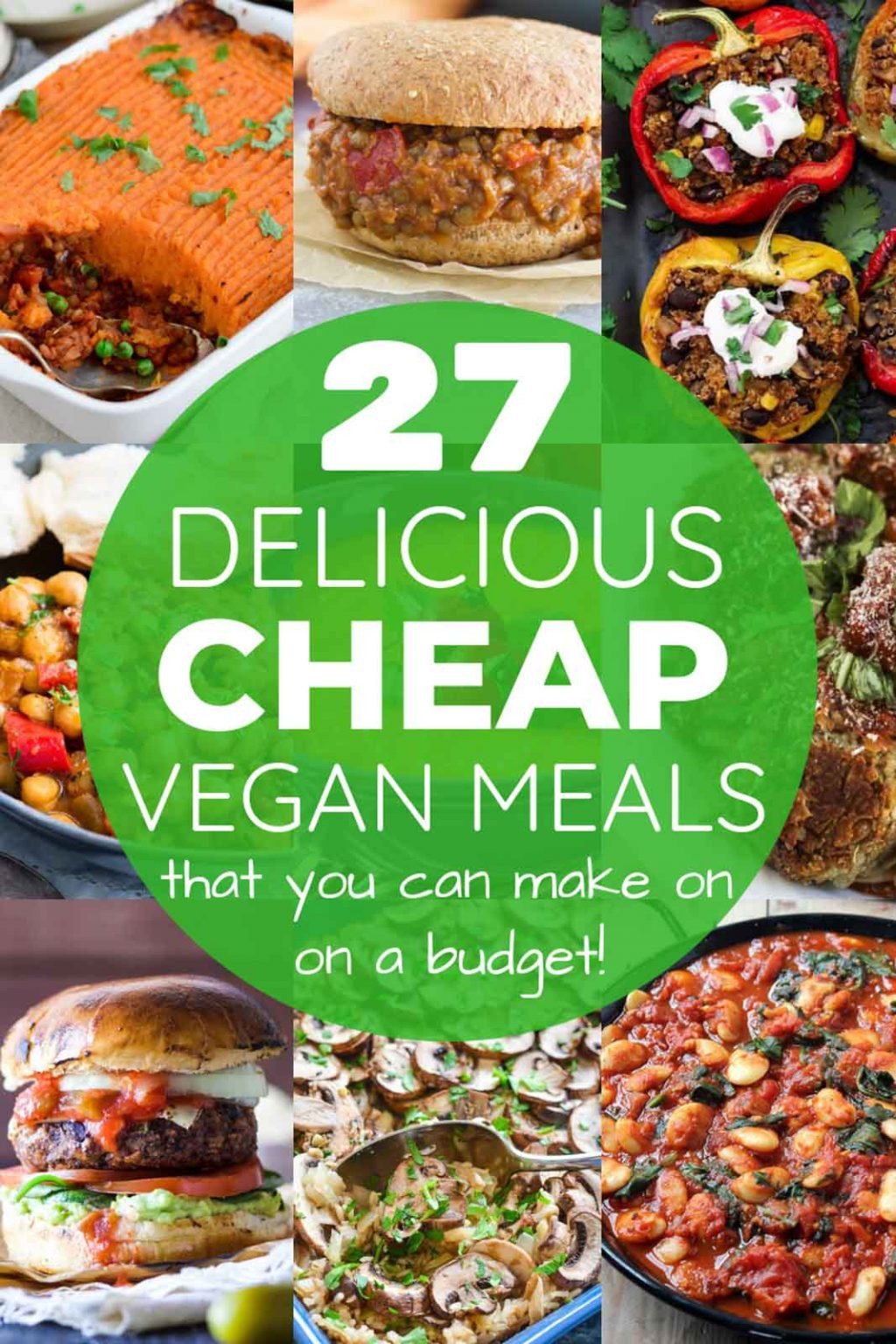 Budget Vegetarian Recipes
 27 Cheap Vegan Meals You Can Make on a Bud