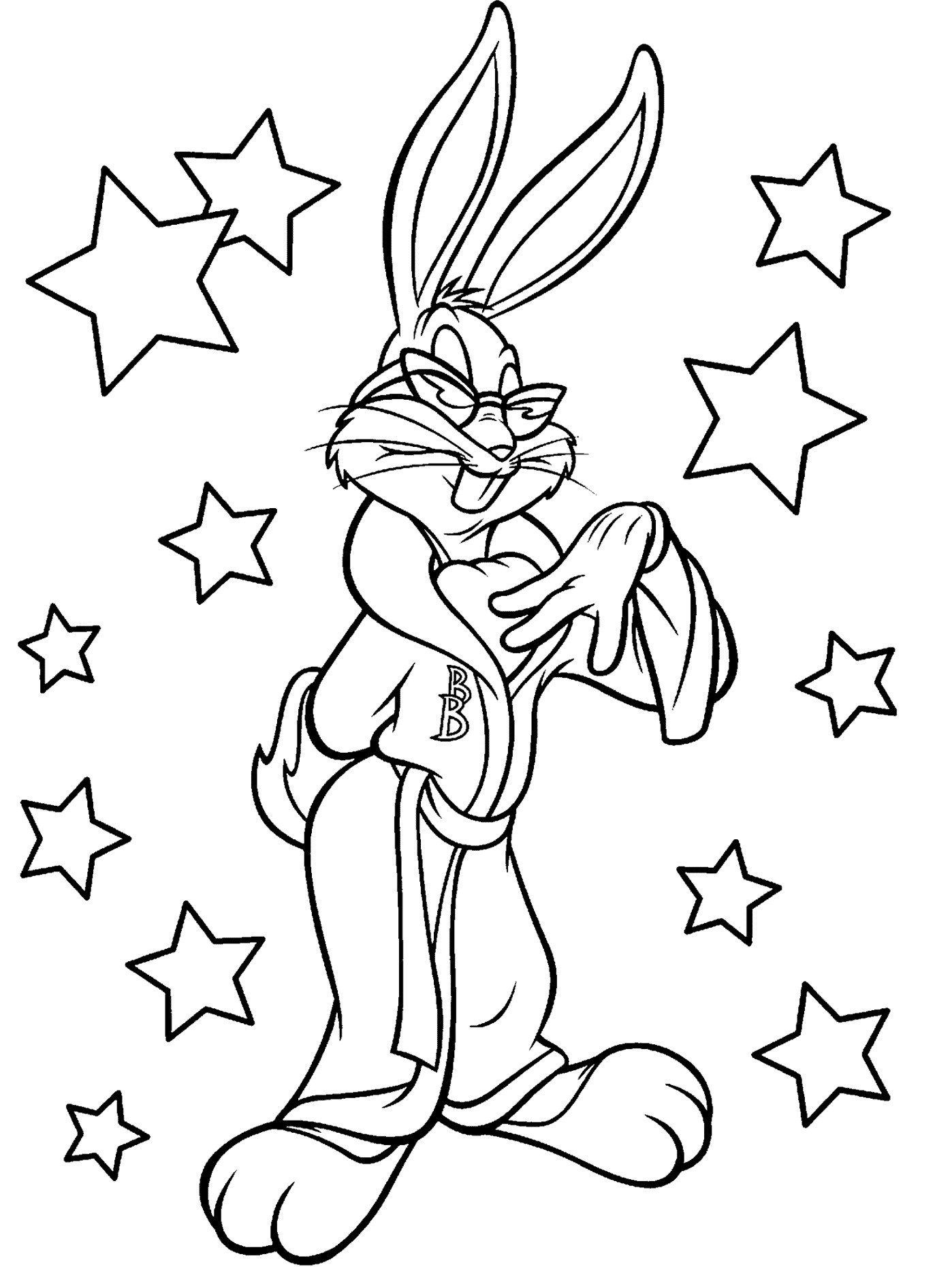 Bug Coloring Pages For Kids
 Free Printable Bugs Bunny Coloring Pages For Kids
