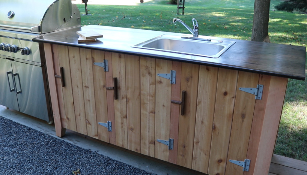 Build Outdoor Kitchen Cabinet
 How to Build an Outdoor Kitchen Cabinet Jon Peters Art