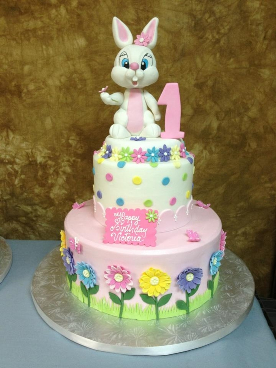 Bunny Birthday Cake
 Easter Bunny Birthday Cake CakeCentral