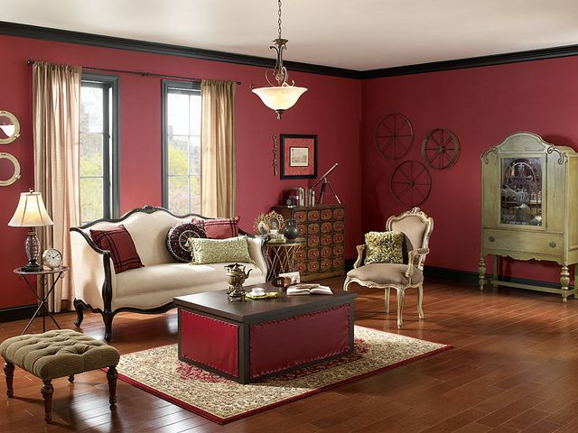 Burgundy Living Room Color Schemes
 Steampunk Living Room