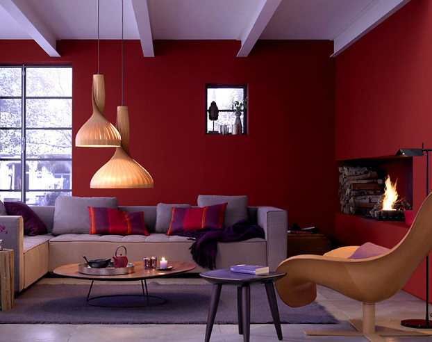 Burgundy Living Room Color Schemes
 10 Reasons To Decorate Your Home With Bold Colors 24 Pics