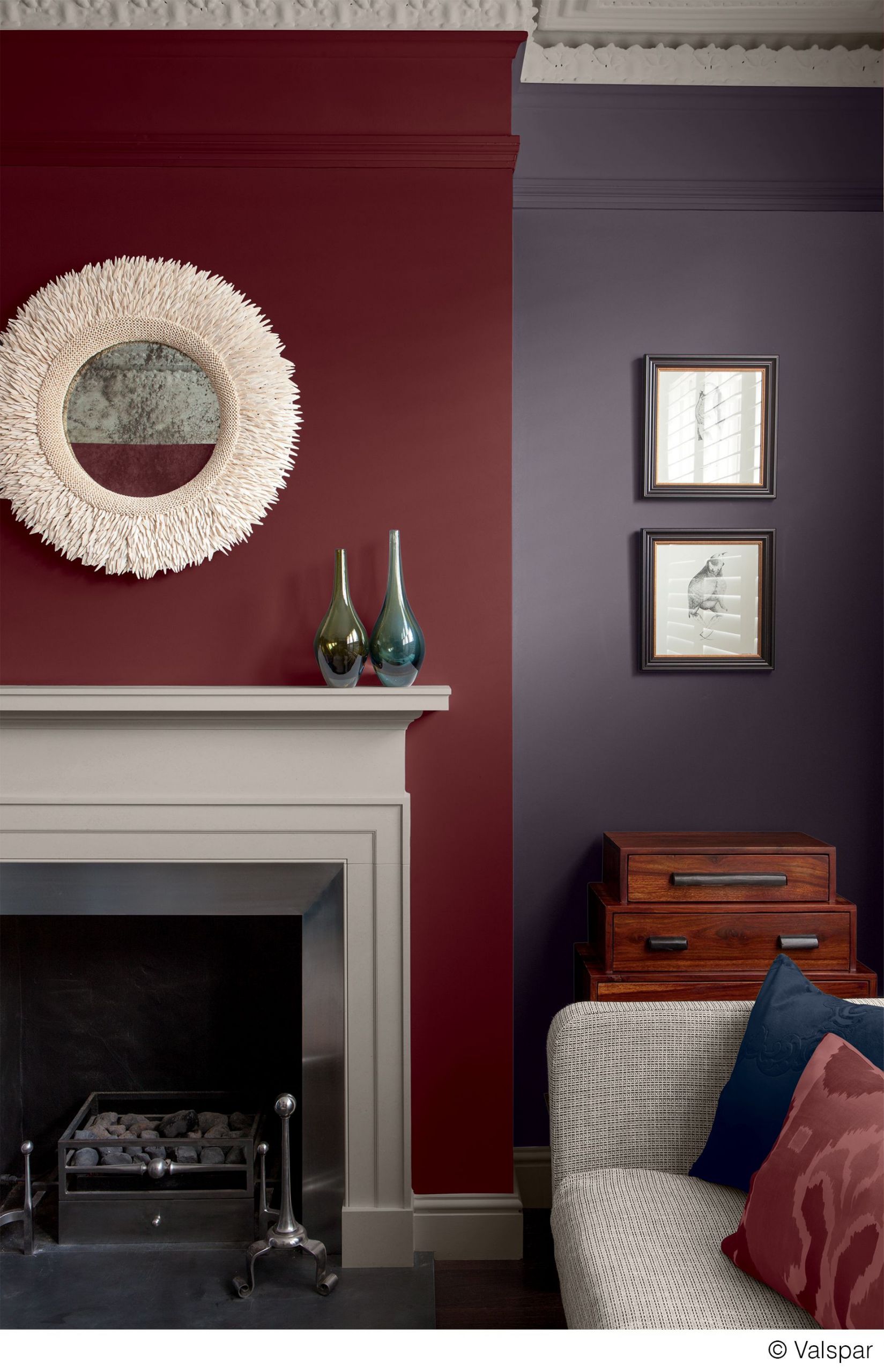 Burgundy Living Room Color Schemes
 Burgundy And Grey Living Room