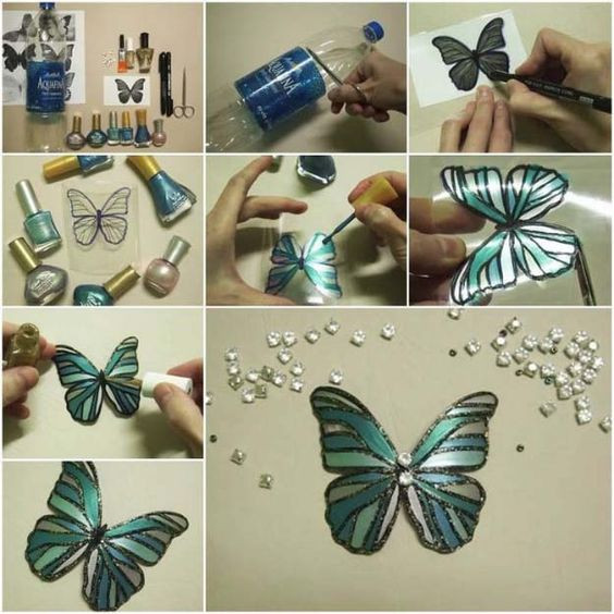 Butterfly Craft Ideas For Adults
 31 Incredibly Cool DIY Crafts Using Nail Polish