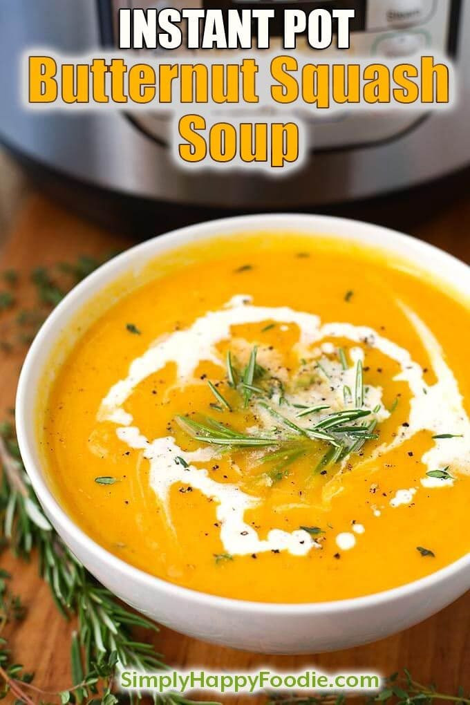 Butternut Squash Soup Instant Pot
 Instant Pot Butternut Squash Soup