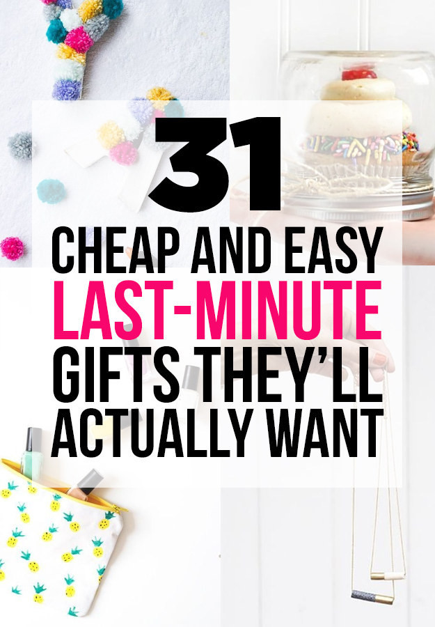 Buzzfeed DIY Gifts
 31 Cheap And Easy Last Minute DIY Gifts They ll Actually Want