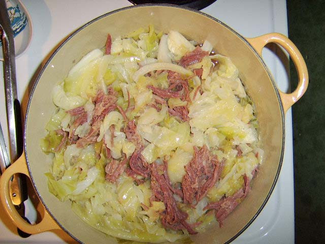 Cabbage New Years
 corned beef and cabbage new years