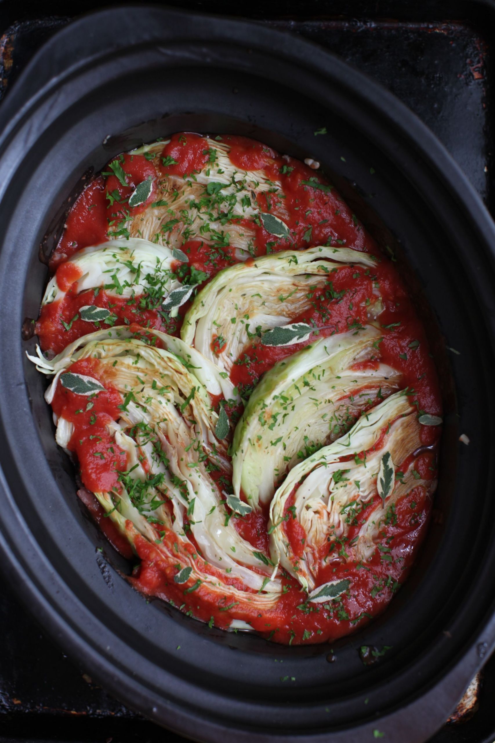 Cabbage Rolls Slow Cooker
 Slow cooker lazy cabbage rolls with beef brown rice