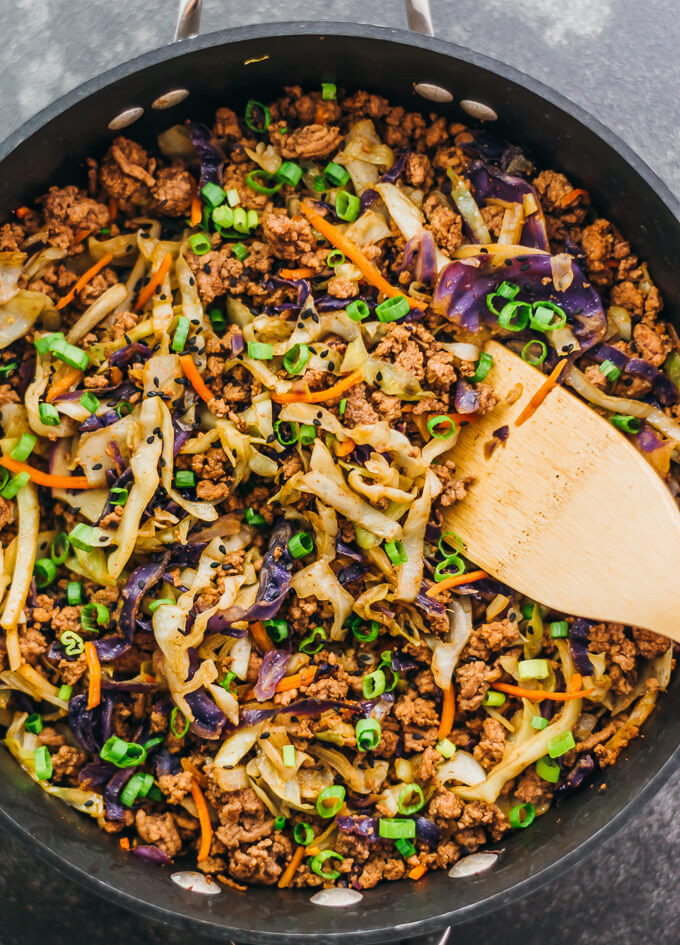 Cabbage Stir Fry
 Ground Beef and Cabbage Stir Fry Savory Tooth