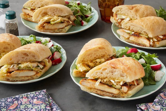 Cajun Chicken Sandwiches
 Recipe Cajun Chicken Sandwiches with Quick Pickles