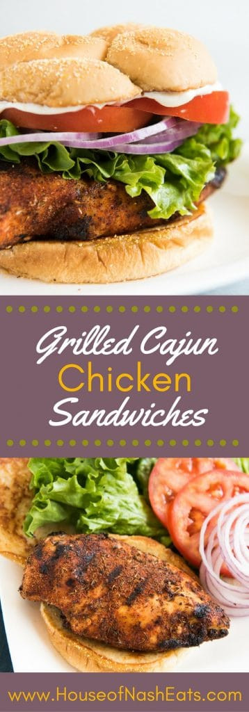 Cajun Chicken Sandwiches
 Grilled Cajun Chicken Sandwiches House of Nash Eats