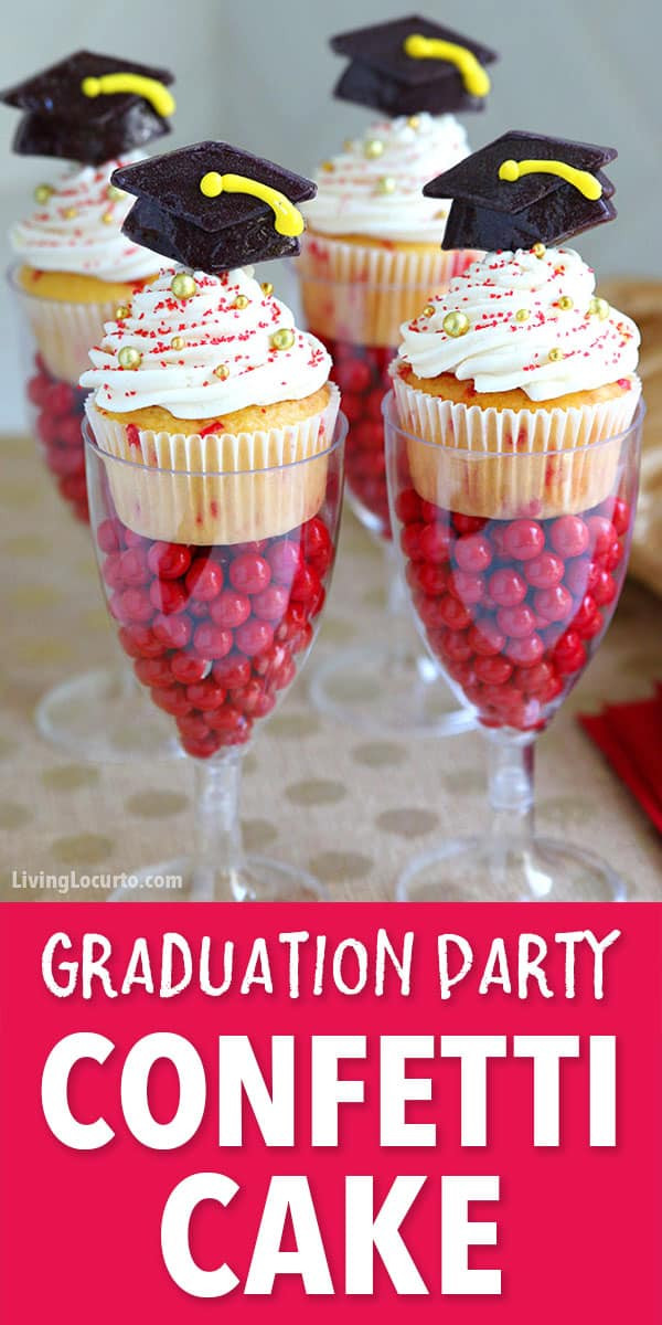 Cake Ideas For Graduation Party
 Funfetti Graduation Cupcakes