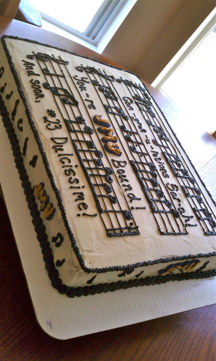 Cake Ideas For Graduation Party
 Music Themed Graduation Party