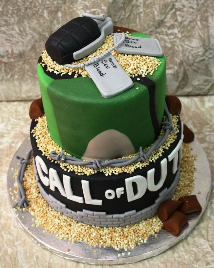 Call Of Duty Birthday Cake
 62 best images about Call Duty Birthday Cake s on