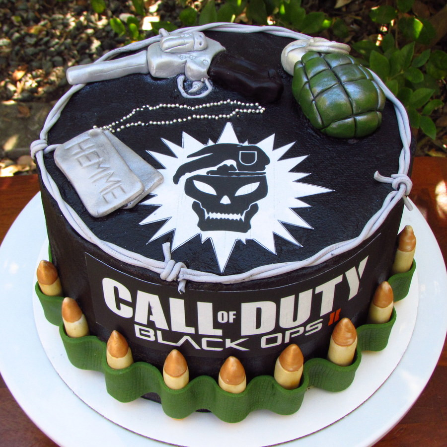 Call Of Duty Birthday Cake
 Call Duty Cake CakeCentral