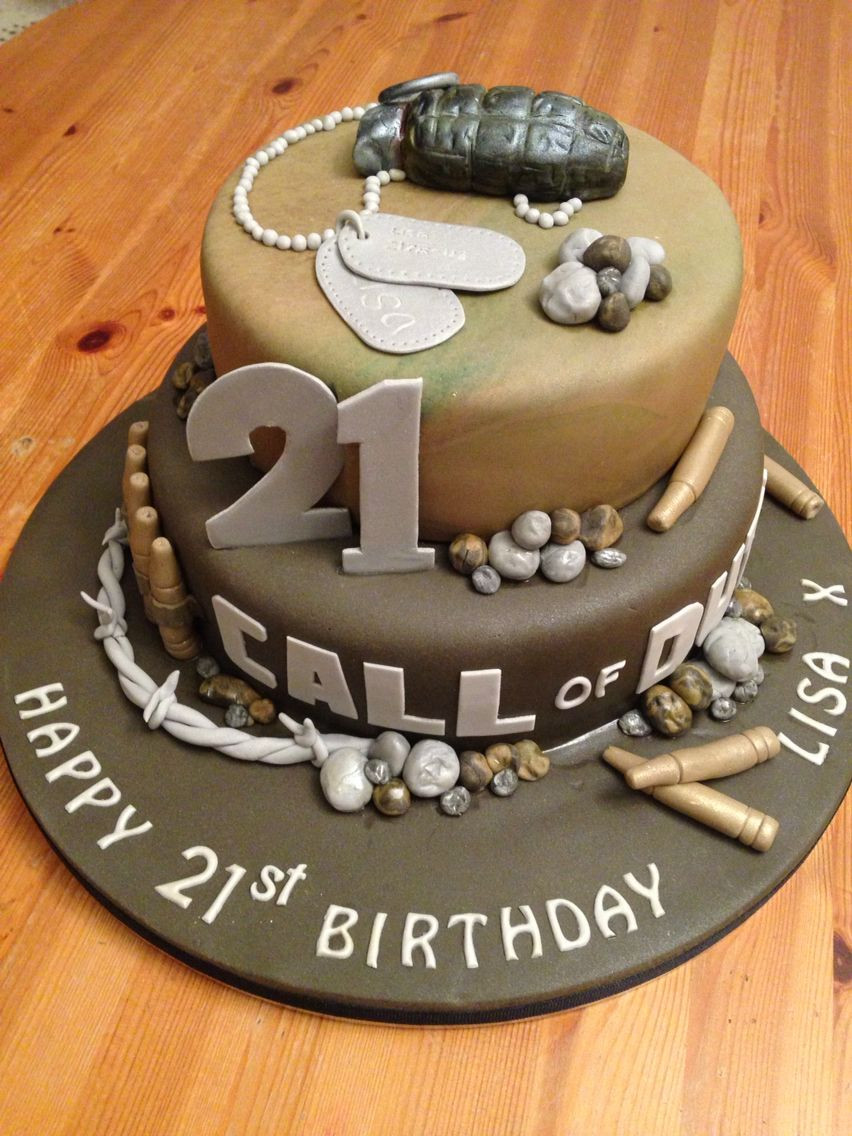 Call Of Duty Birthday Cake
 Call of duty cake Kyles party Pinterest