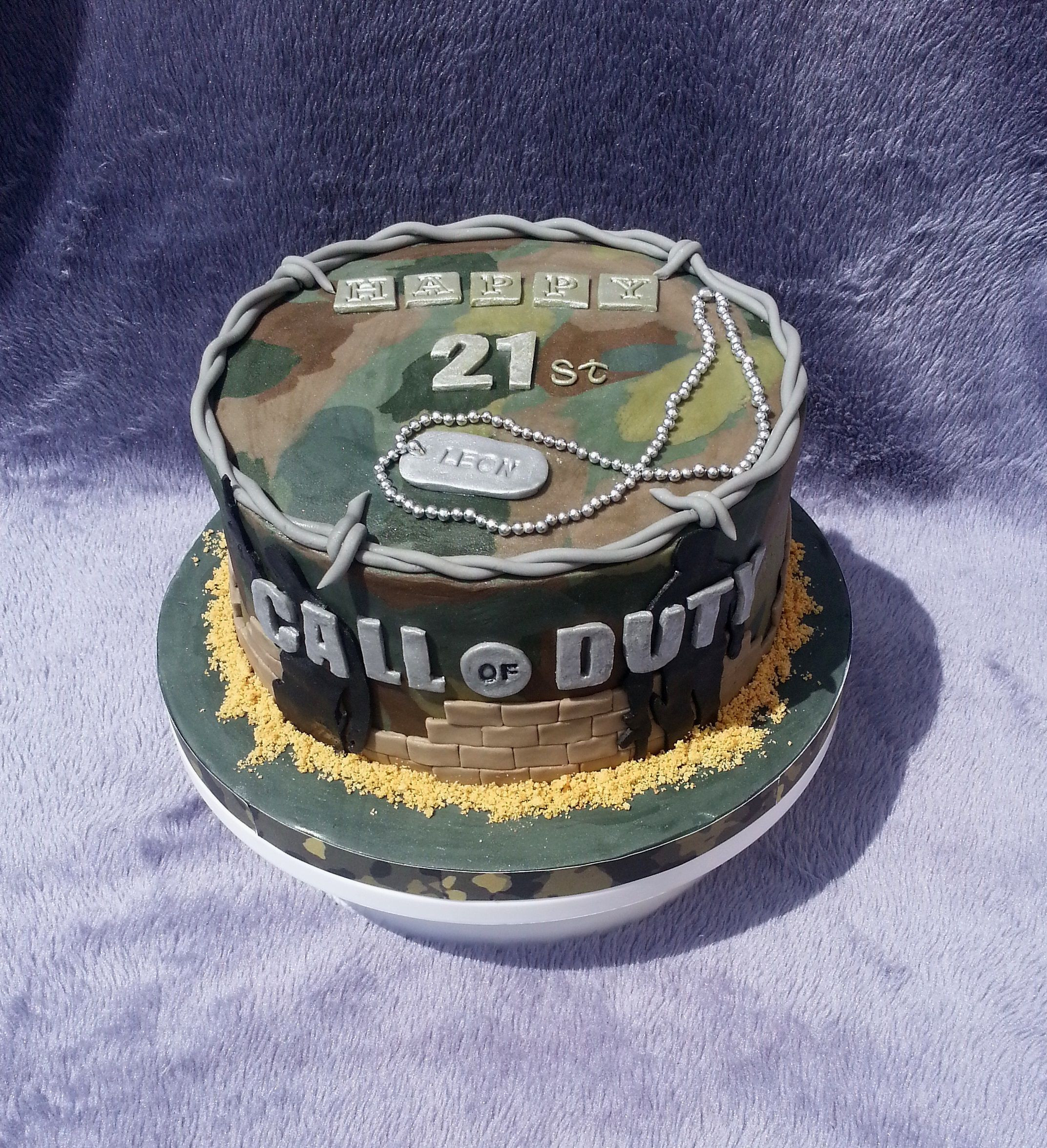 Call Of Duty Birthday Cake
 Call of Duty Cake