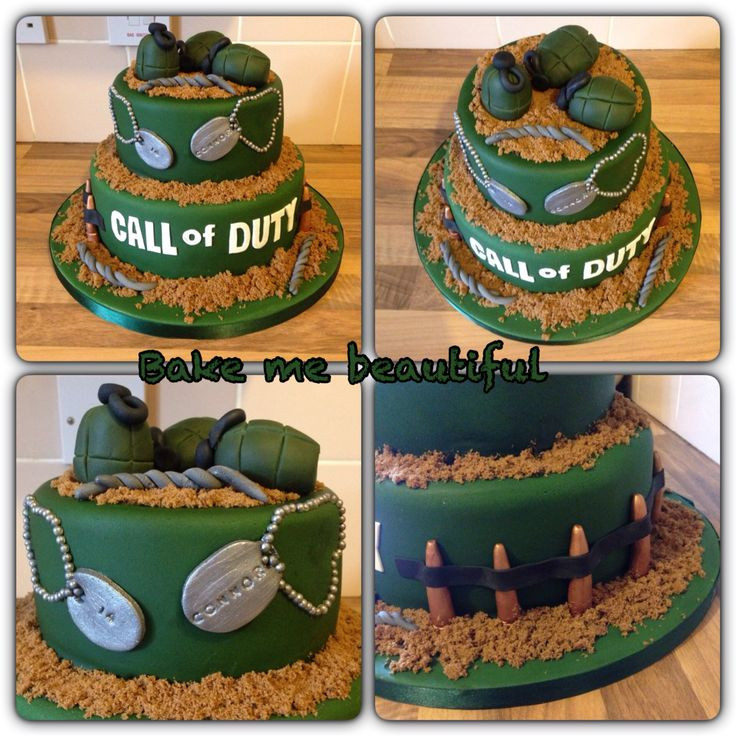 Call Of Duty Birthday Cake
 Call of duty cake With images