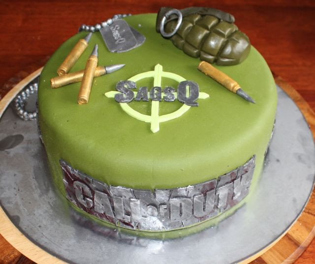 Call Of Duty Cake Recipe
 Call of Duty cake
